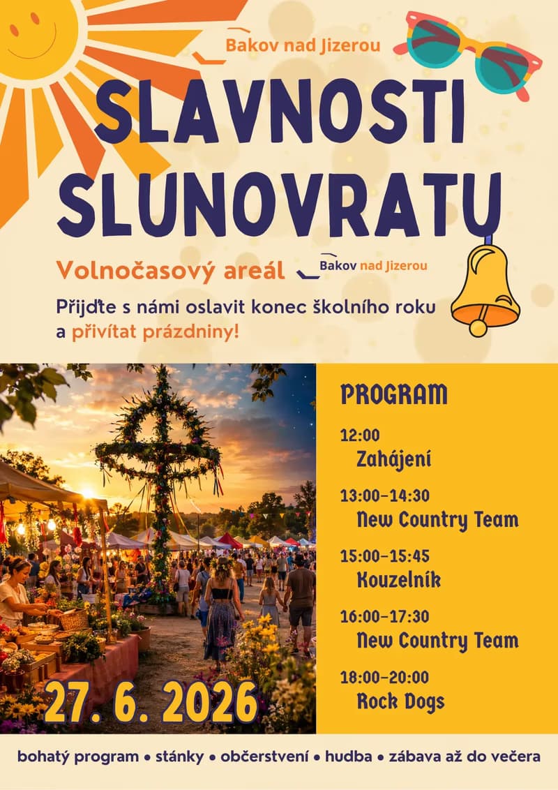 Solstice festival in Bakov nad Jizerou