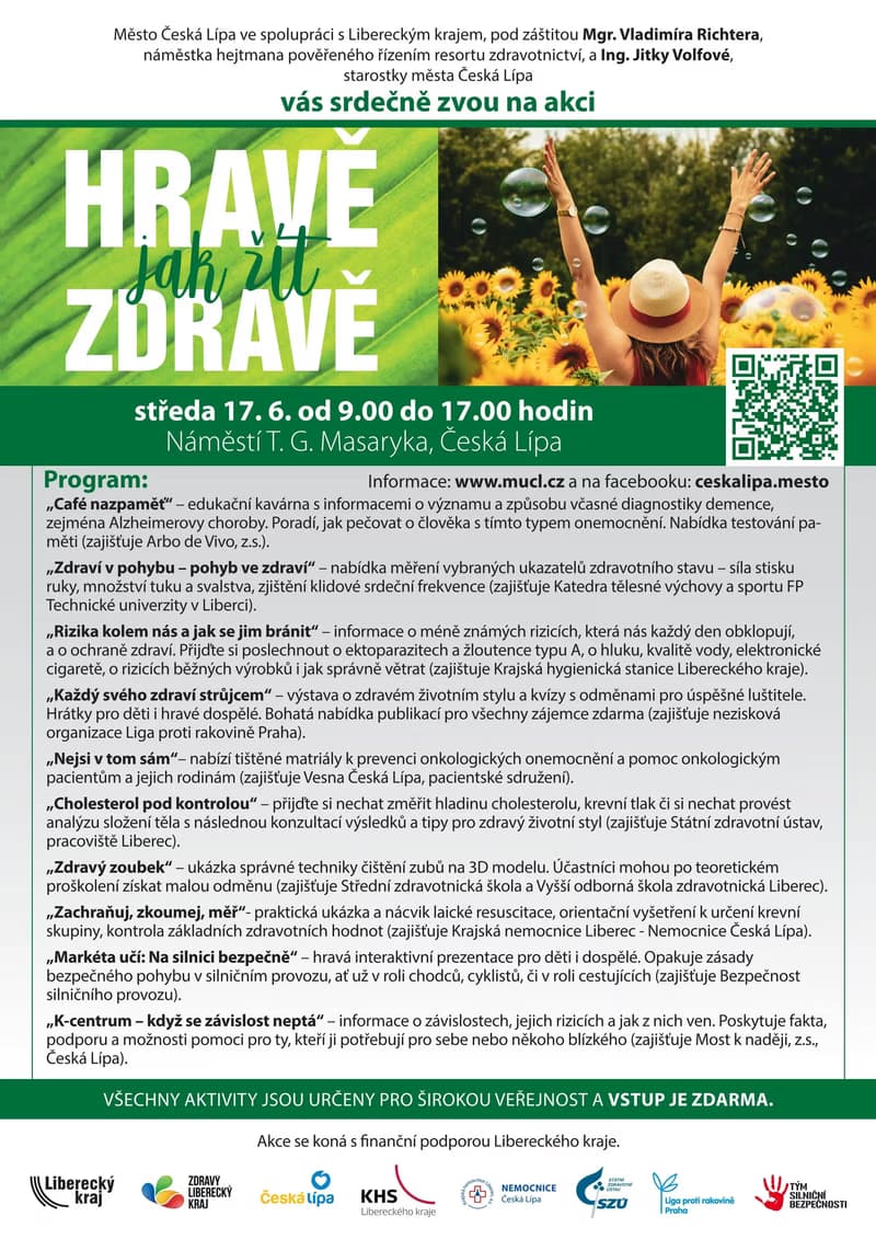 Health Day in Česká Lípa: Playful ways to live healthy
